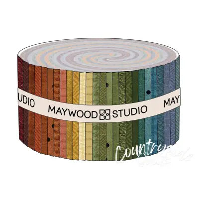 2.5in Strips Woolies Flannel Colors Vol. 2, 40pcs/bundle