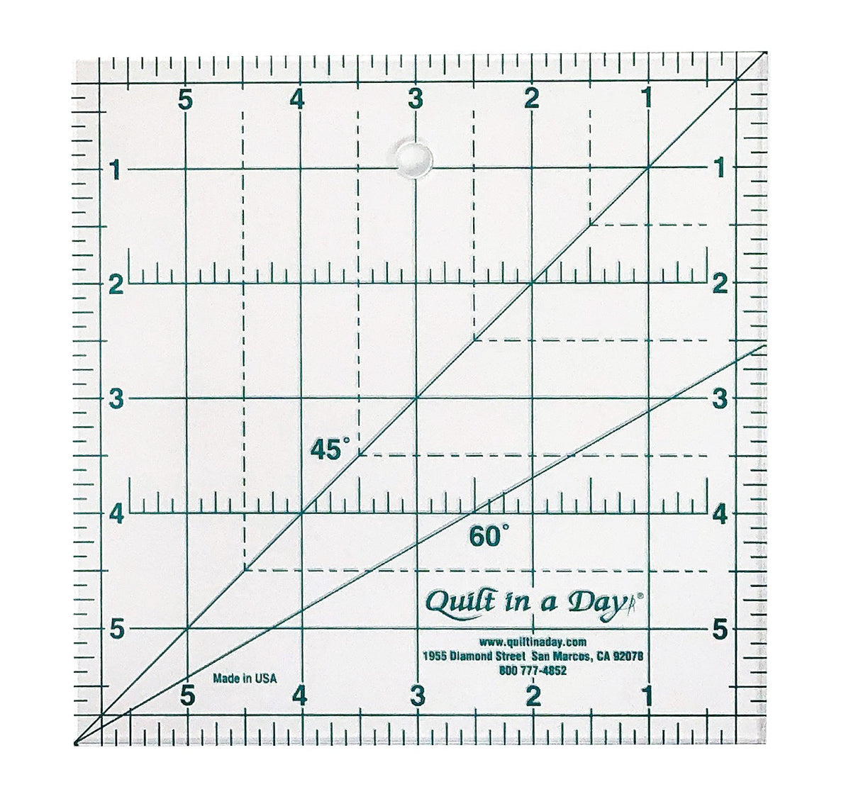 Quilt In A Day 6in Square Ruler