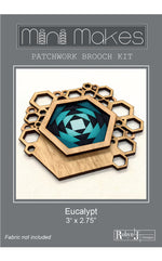 Mini Makes Brooch Hex Eucalypt