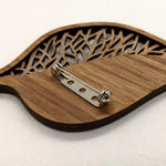 Mini Makes Brooch Leaf Eucalypt