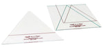 Larger Triangle in a Square Ruler