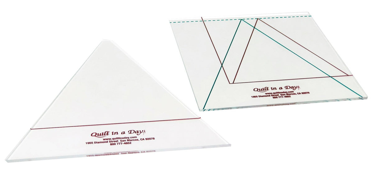 Larger Triangle in a Square Ruler