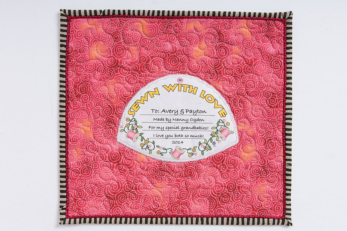 Best Ever Iron On Quilt Labels
