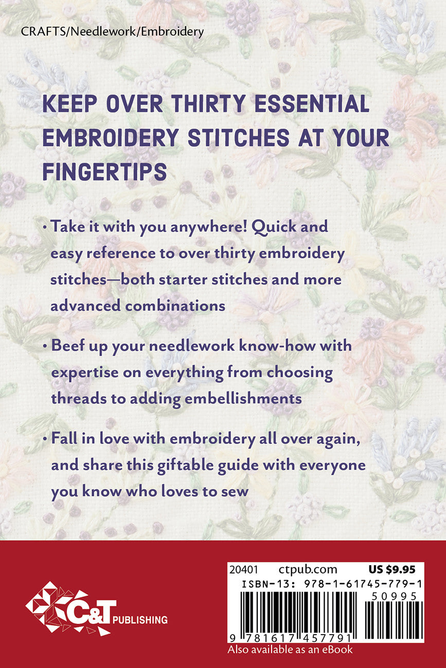Embroidery Stitching Handy Pocket Guide