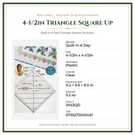 Product Specifications – 4-1/2in Triangle Square Up