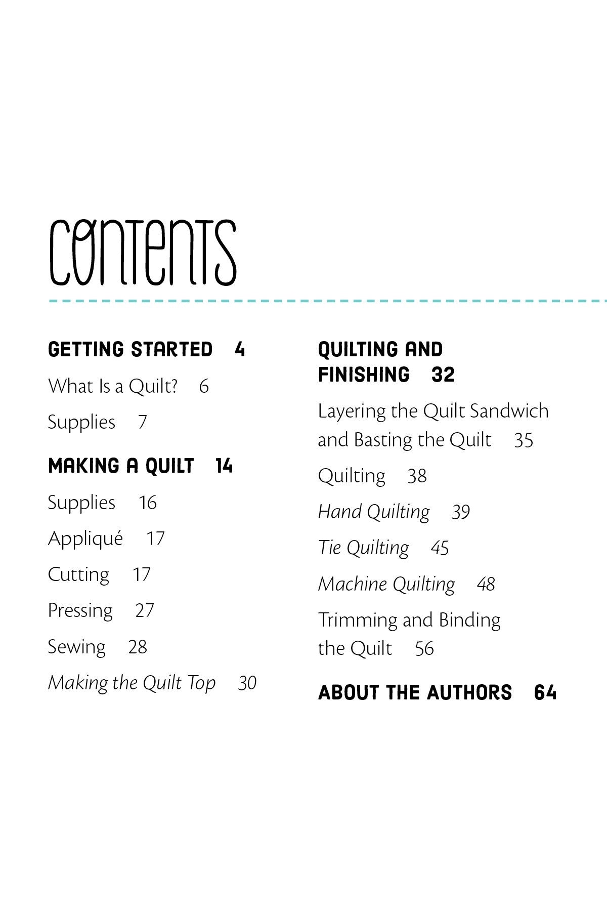 Quiltmaking for Beginners Handy Pocket Guide