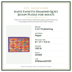 Product Specifications – Kaffe Fassetts Diamond Quilt Jigsaw Puzzle for Adults