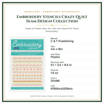 Product Specifications – Embroidery Stencils Crazy Quilt Seam Design Collection