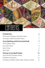 Crazy Quilting for Beginners Handy Pocket Guide