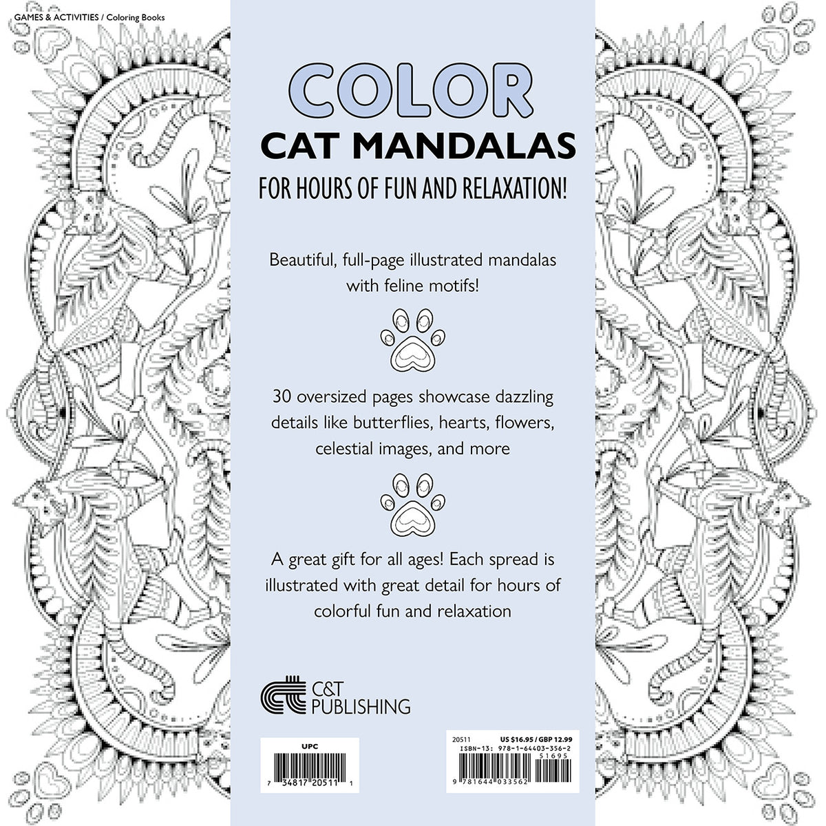 My Cat Mandala Coloring Book