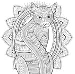 My Cat Mandala Coloring Book