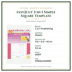 Product Specifications – fast2cut 3-in-1 Simple Square Template