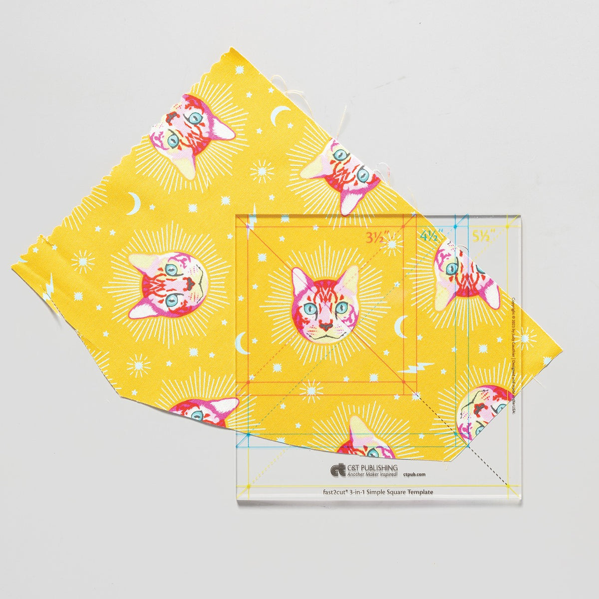 fast2cut 3-in-1 Simple Square Template