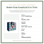 Product Specifications – Barn Star Sampler Eco Tote