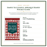 Product Specifications – Simply Successful Applique Handy Pocket Guide