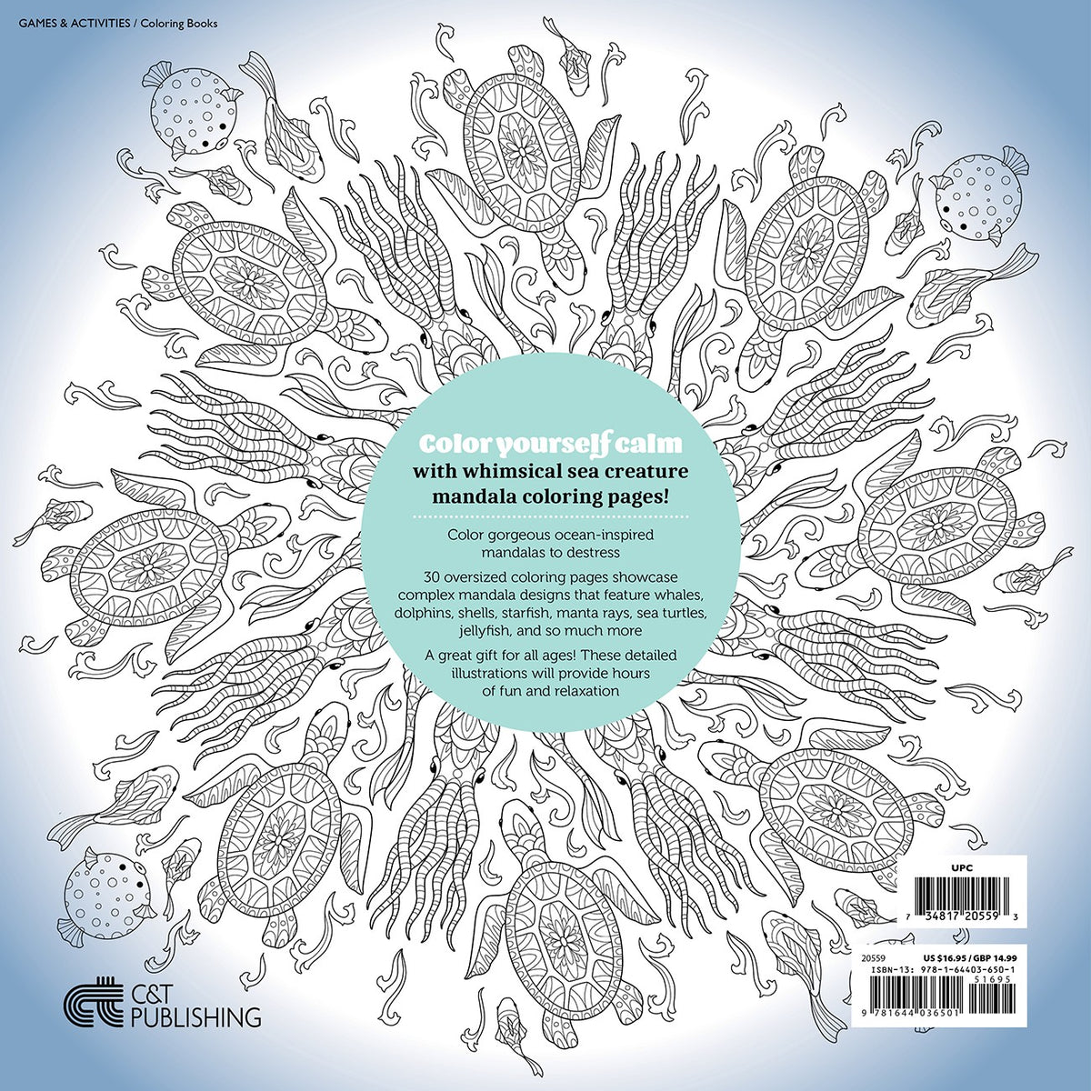 My Ocean Mandala Coloring Book
