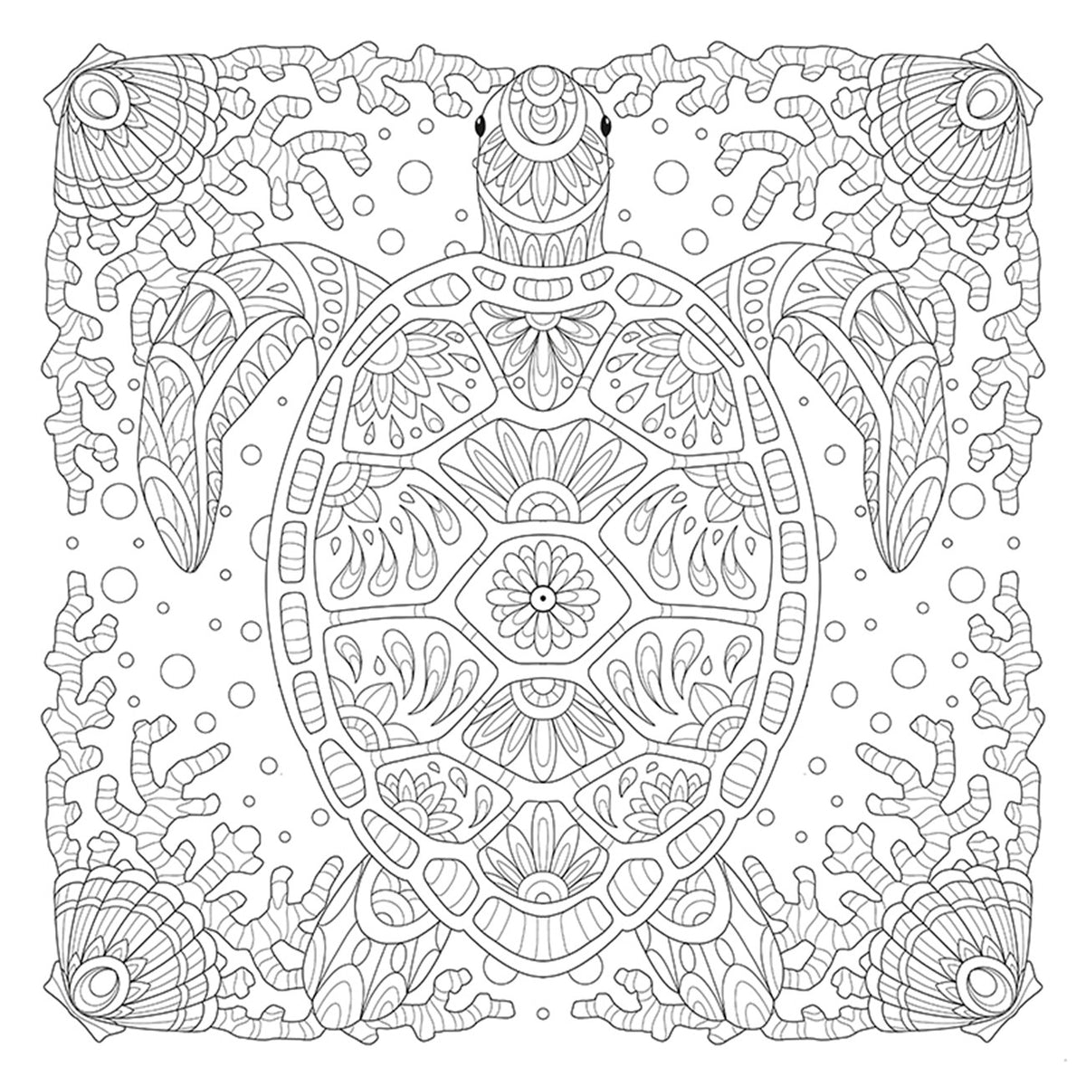 My Ocean Mandala Coloring Book