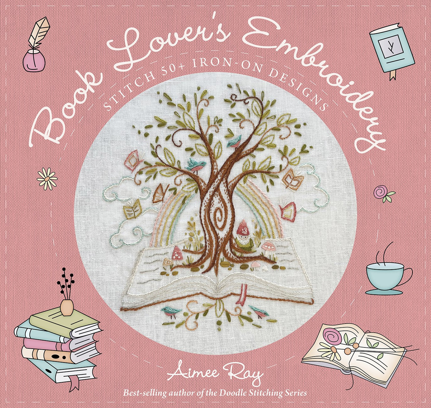 Book Lover’s Embroidery