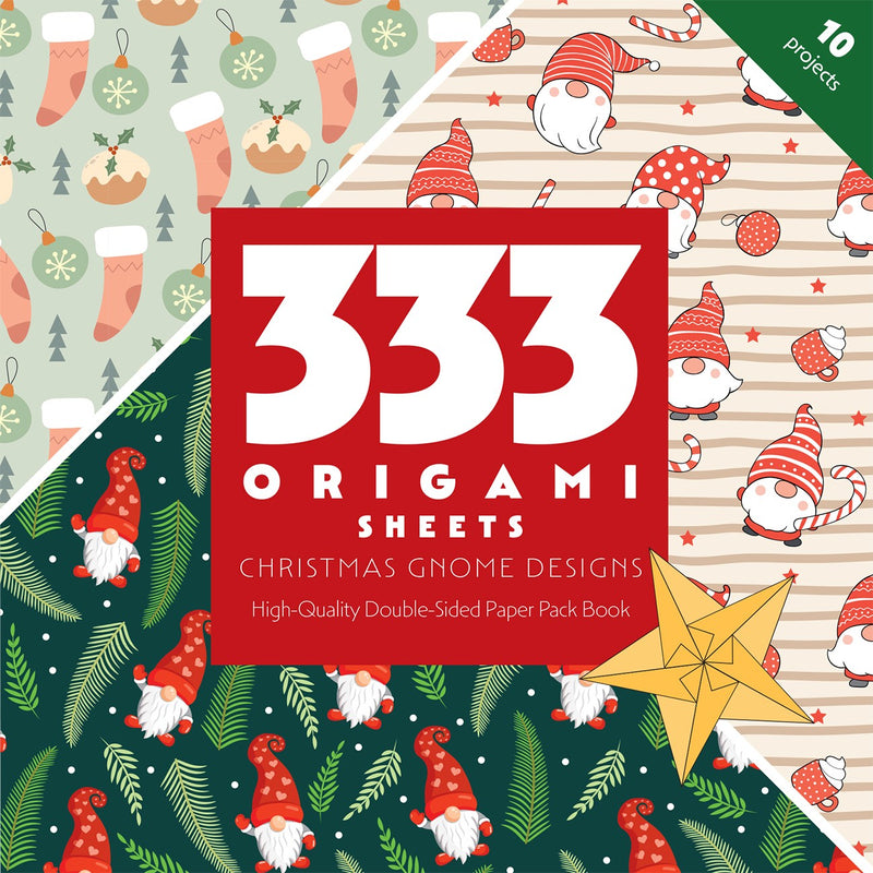 333 Origami Sheets Christmas Gnome Designs