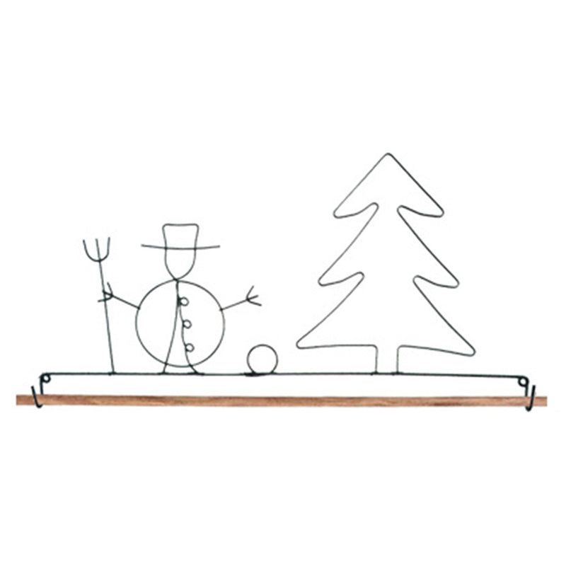 12in Snowman Fabric Holder