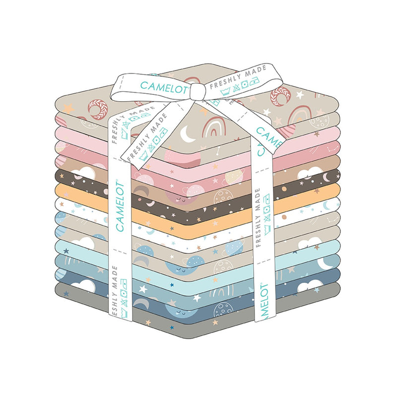 Fat Quarter To The Moon, 14pcs/bundle