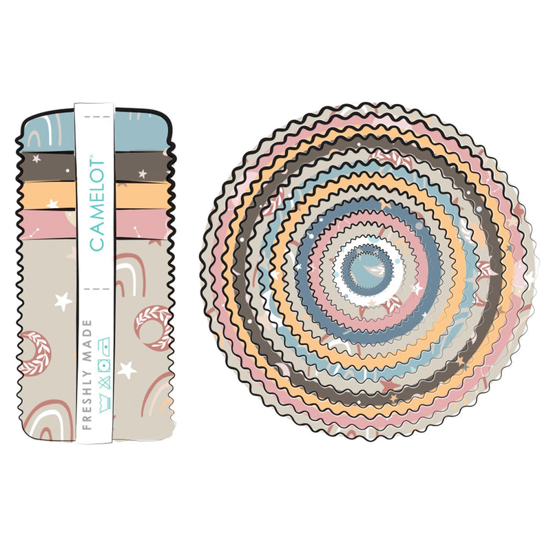 2.5in Strips To The Moon, 40pcs/bundle