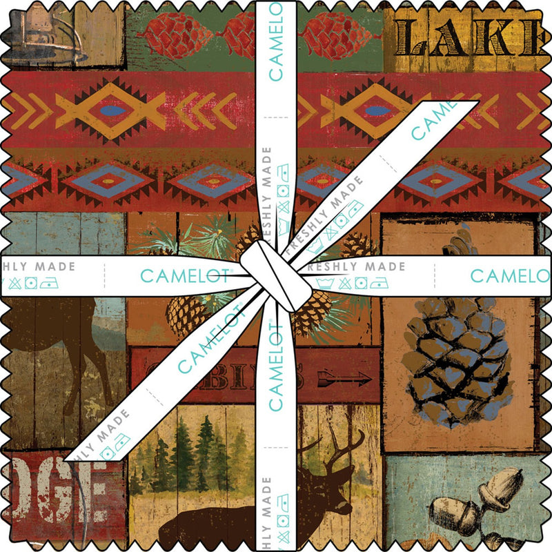 10in Squares Cabin Creek, 42pcs/bundle