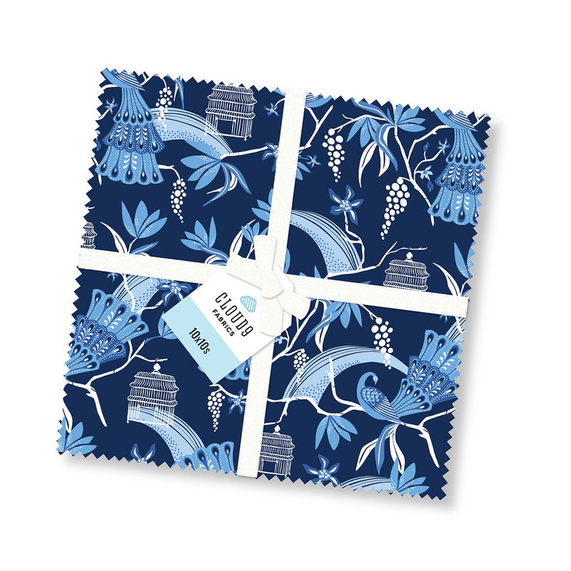 10in Squares La Bella, 42pcs/bundle