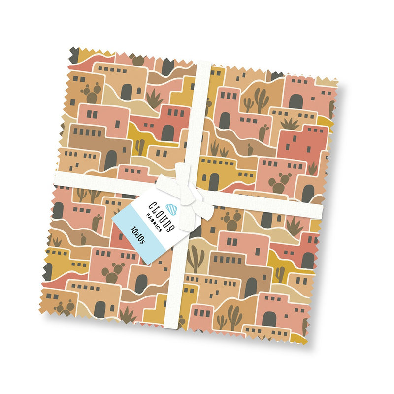 10in Squares La Bella, 42pcs/bundle