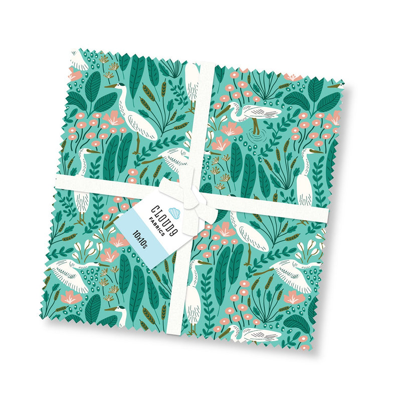 10in Squares Down the River, 42pcs/bundle