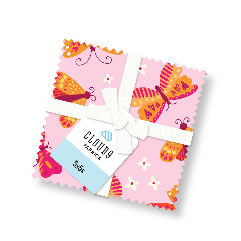 5in Squares Butterfly Dreams, 42pcs/bundle