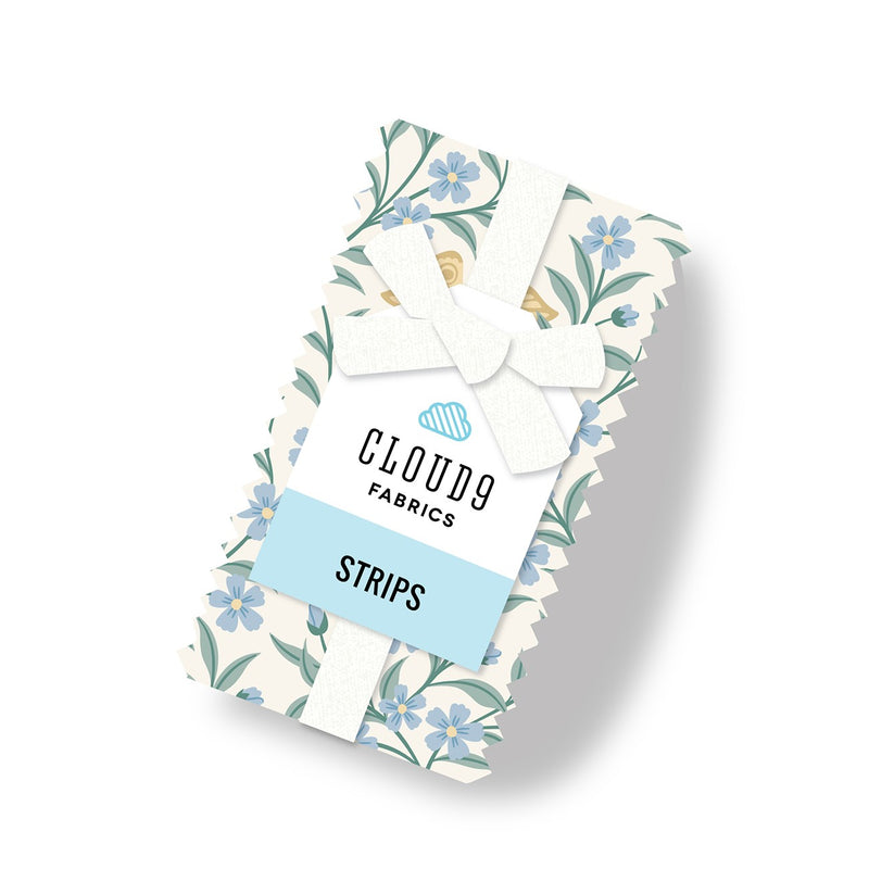 2.5in Strips Garden Whispers, 40pcs/bundle
