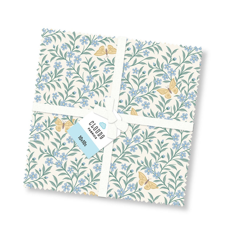 10in Squares Garden Whispers, 42pcs/bundle