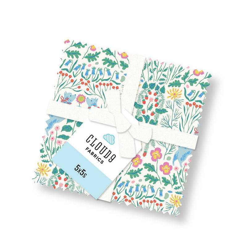 5in Squares Summers End, 42pcs/bundle