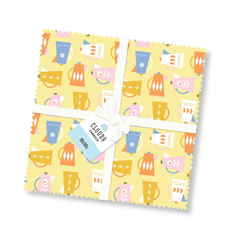 10in Squares Lemonade Stand, 42pcs/bundle