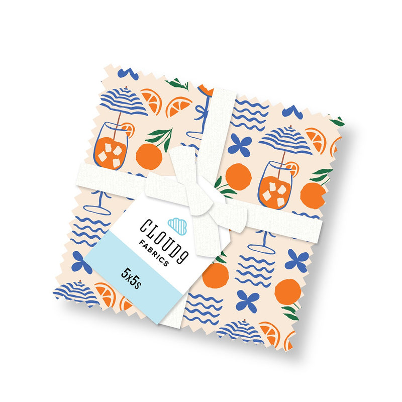 5in Squares Italian Summer, 42pcs/bundle