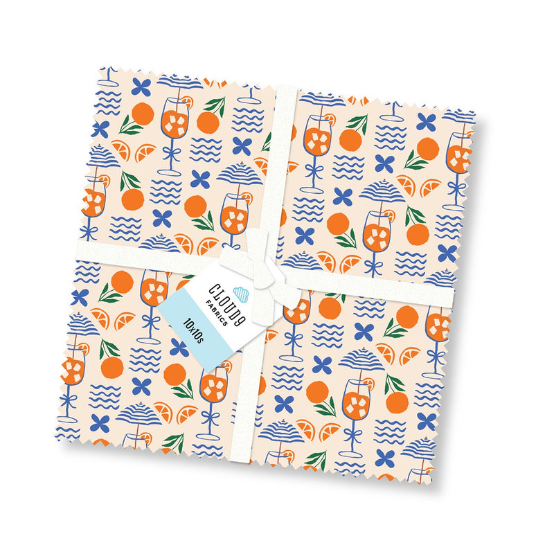10in Squares Italian Summer, 42pcs/bundle