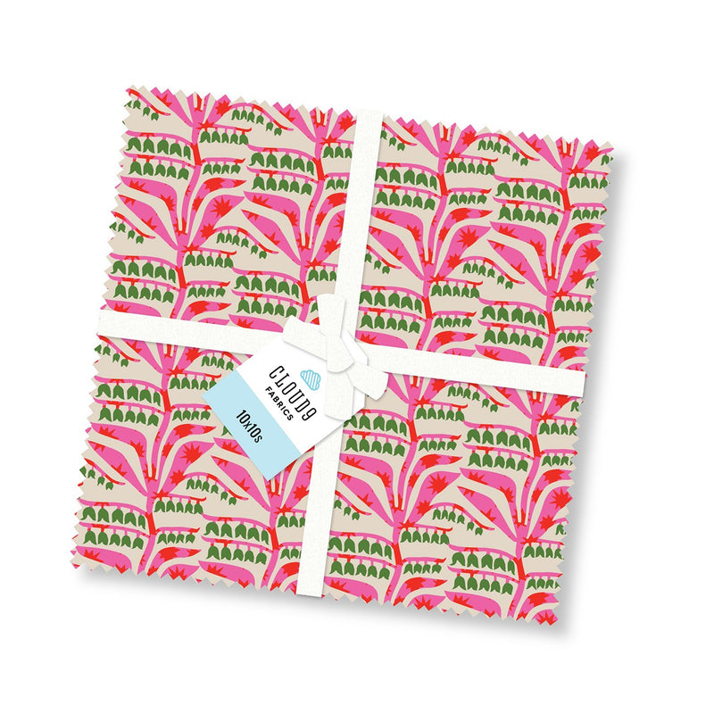 10in Squares Folka, 42pcs/bundle
