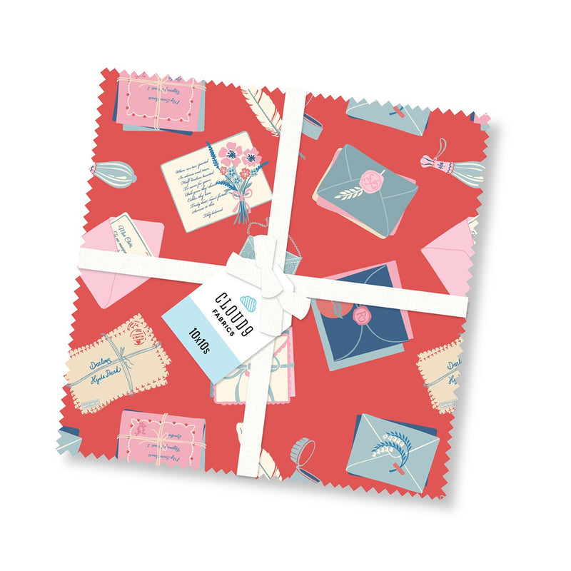 10in Squares Love Letters, 42pcs/bundle