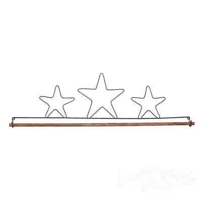 22in Three Stars Fabric Holder