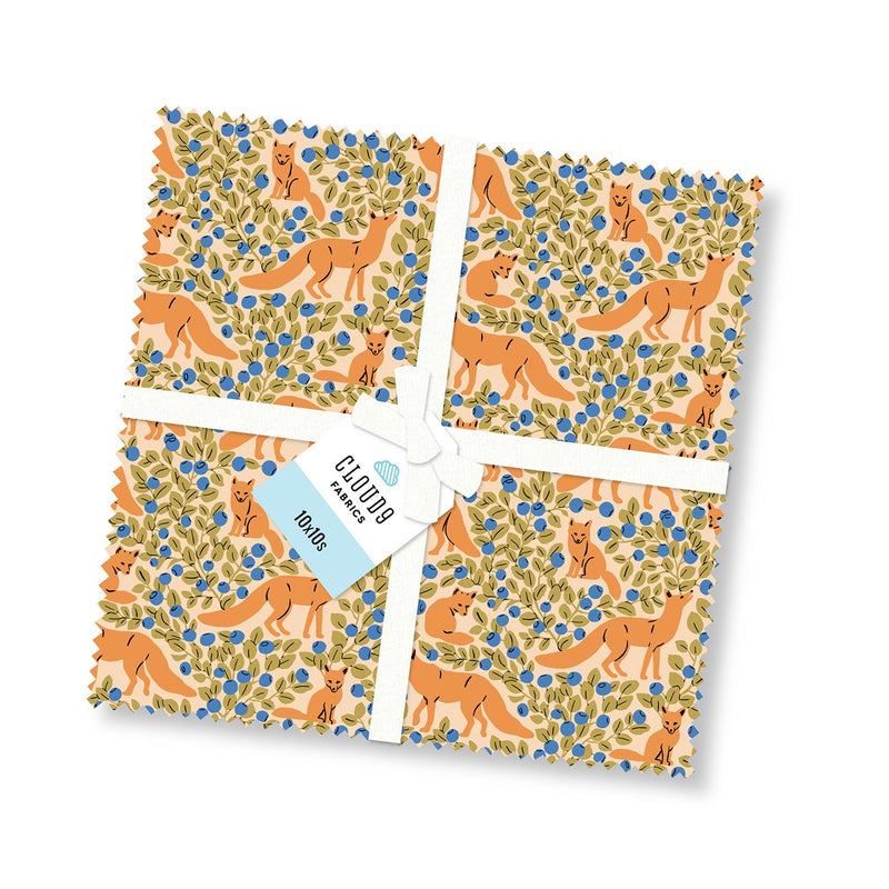 10in Squares Bramble, 42pcs/bundle