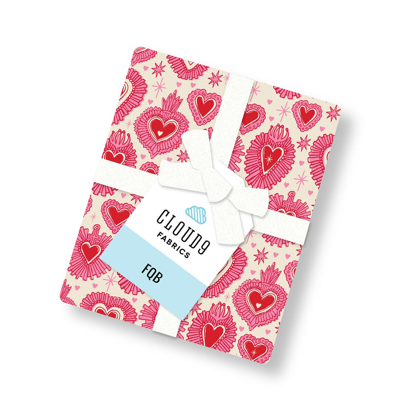 Fat Quarter Folk Love, 14pcs/bundle