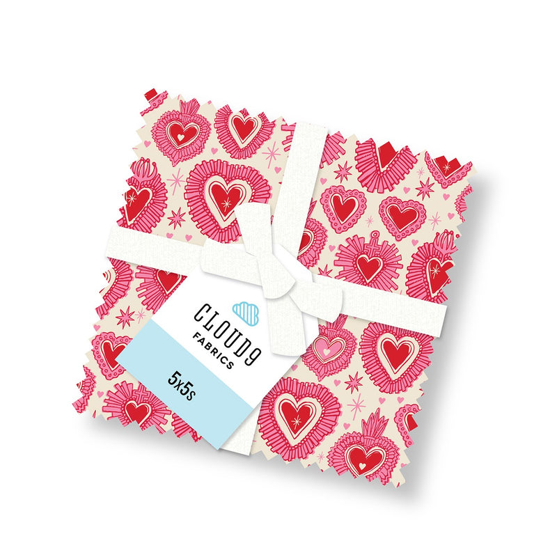 5in Squares Folk Love, 42pcs/bundle