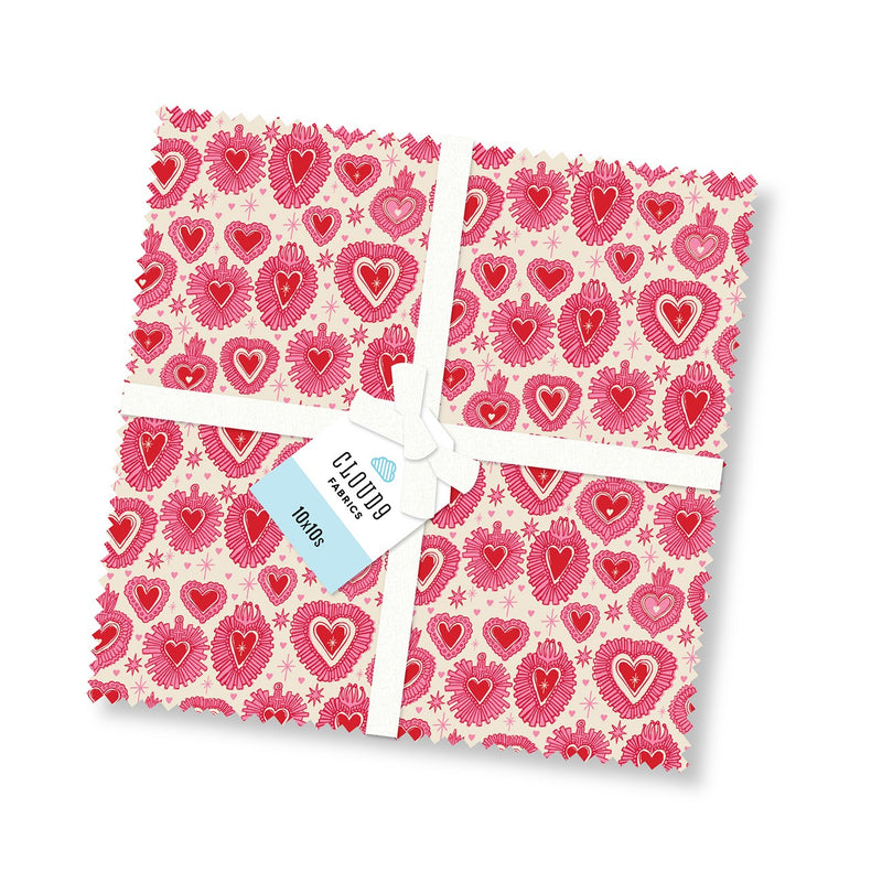 10in Squares Folk Love, 42pcs/bundle