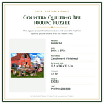 Product Specifications – Country Quilting Bee 1000pc Puzzle