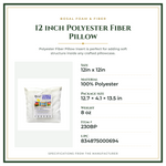 Product Specifications – 12 inch Polyester Fiber Pillow