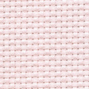 COSMO Embroidery Cotton Cloth for Cross Stitch Precuts 14ct Pink