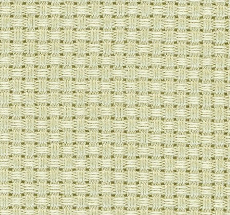 COSMO Embroidery Cotton Cloth for Cross Stitch Precuts 14ct Olive Green