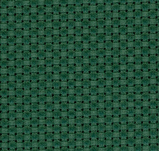 COSMO Embroidery Cotton Cloth for Cross Stitch Precuts 14ct Forest Green