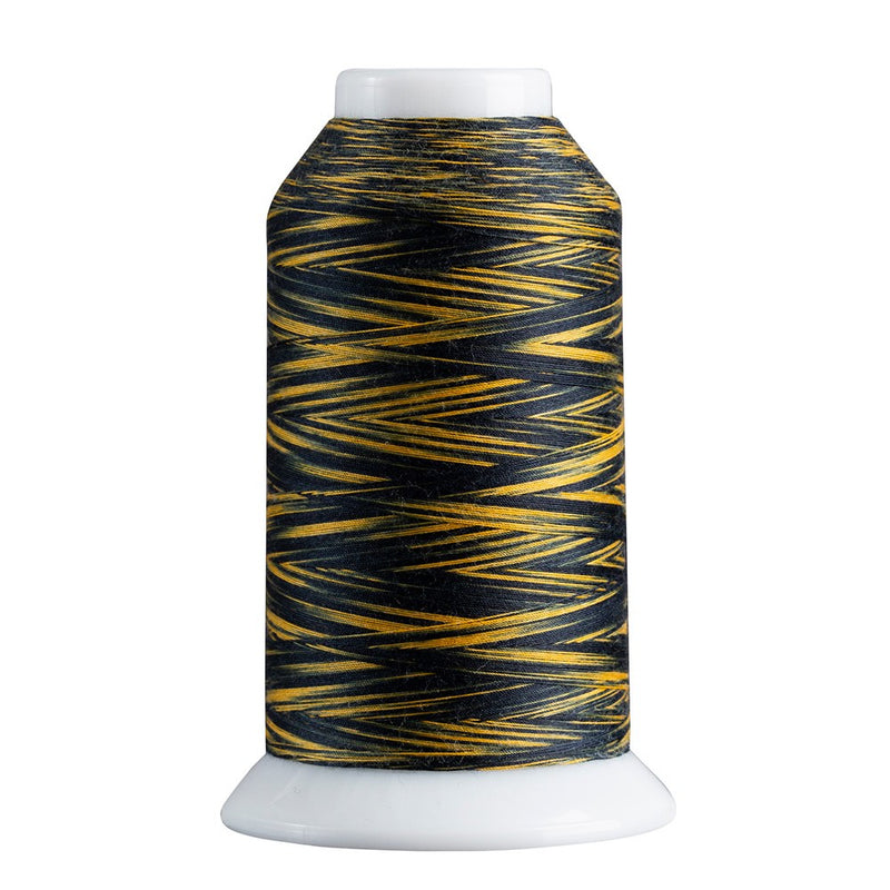 Superior Spirit 40wt Polyester 1650yd Variegated Thread Navy Gold